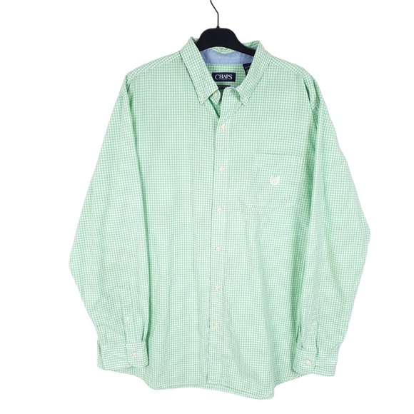 Chaps Other - Chaps Green Checkered Men's Shirt